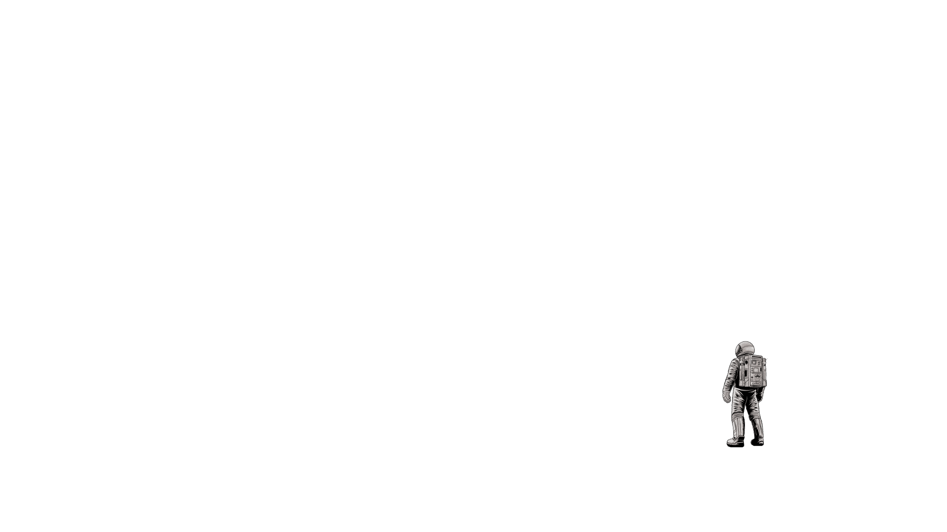 A Zaucer astronaut surveying the landscape